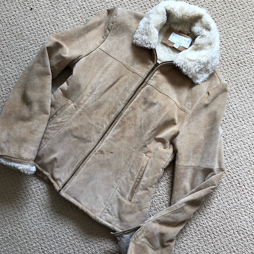 Sonoma leather coat